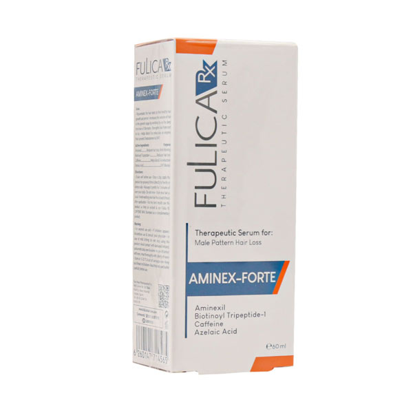 سرم ضدریزش و تقویت کننده مو (الگوی ریزش مردانه ) AMINEX-FORTE فولیکا RX