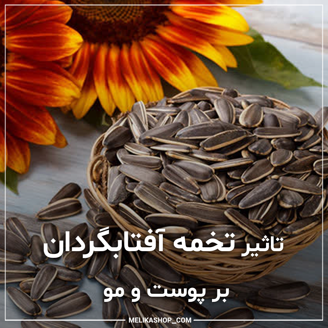 تاثیر تخمه آفتابگردان روی پوست و مو