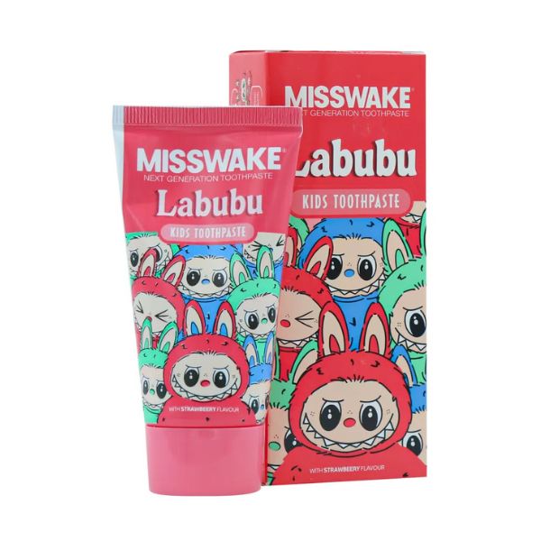 خمیردندان کودک دخترانه صورتی لبوبو میسویک 50 میلی لیتر