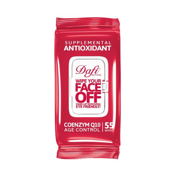 دستمال مرطوب پاک کننده آرایش آنتی اکسیدانت درب دار دافی 50 عددی