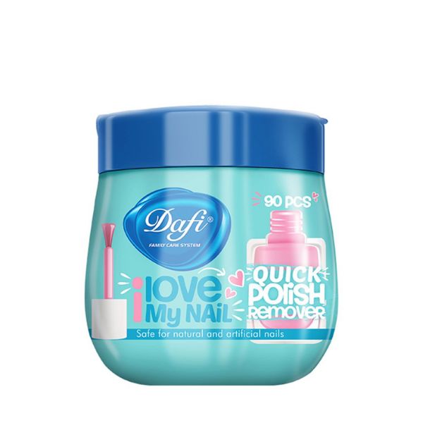 دستمال مرطوب لاک پاک کن دافی 90 عددی