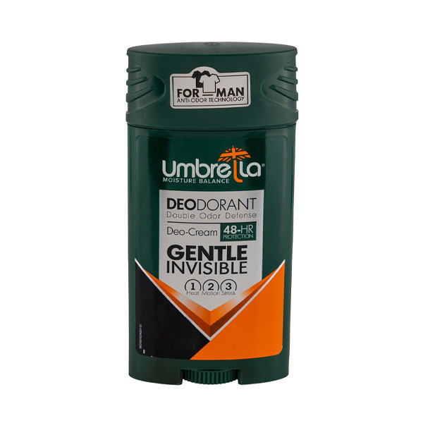 دئودرانت کرمی مردانه Gentle Invisible سبز آمبرلا 90 میلی لیتر