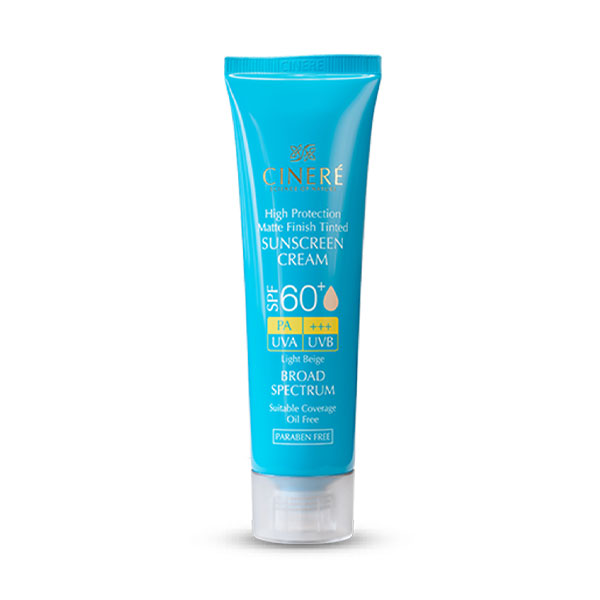 کرم ضدآفتاب مات بژ روشن SPF 60 سینره