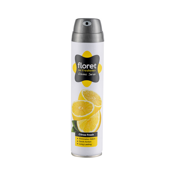 اسپری خوشبوکننده هوا کلاسیک Citrus fresh فلورت 300 میلی لیتری
